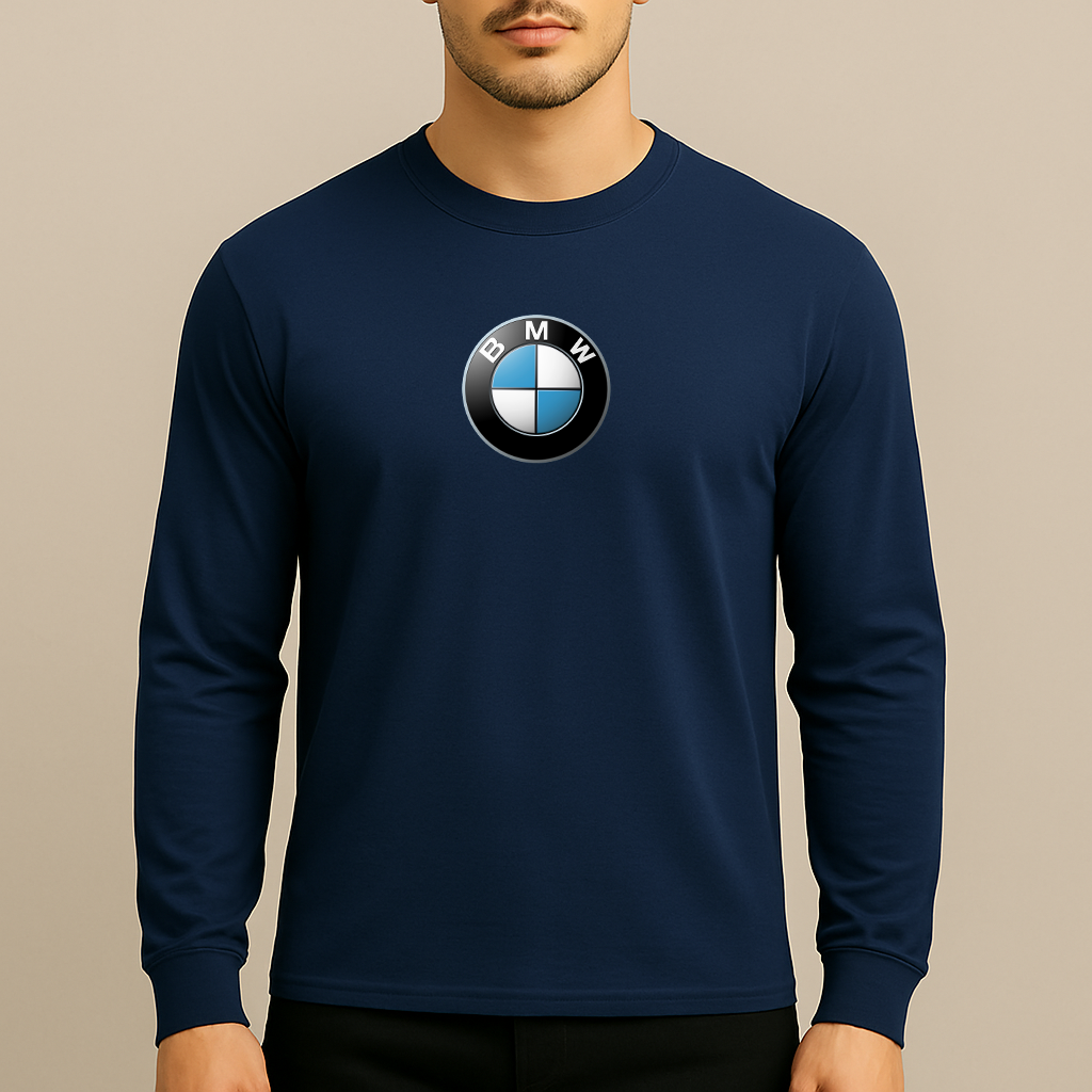 Men's BMW Motorsports Car Long Sleeve T-Shirt